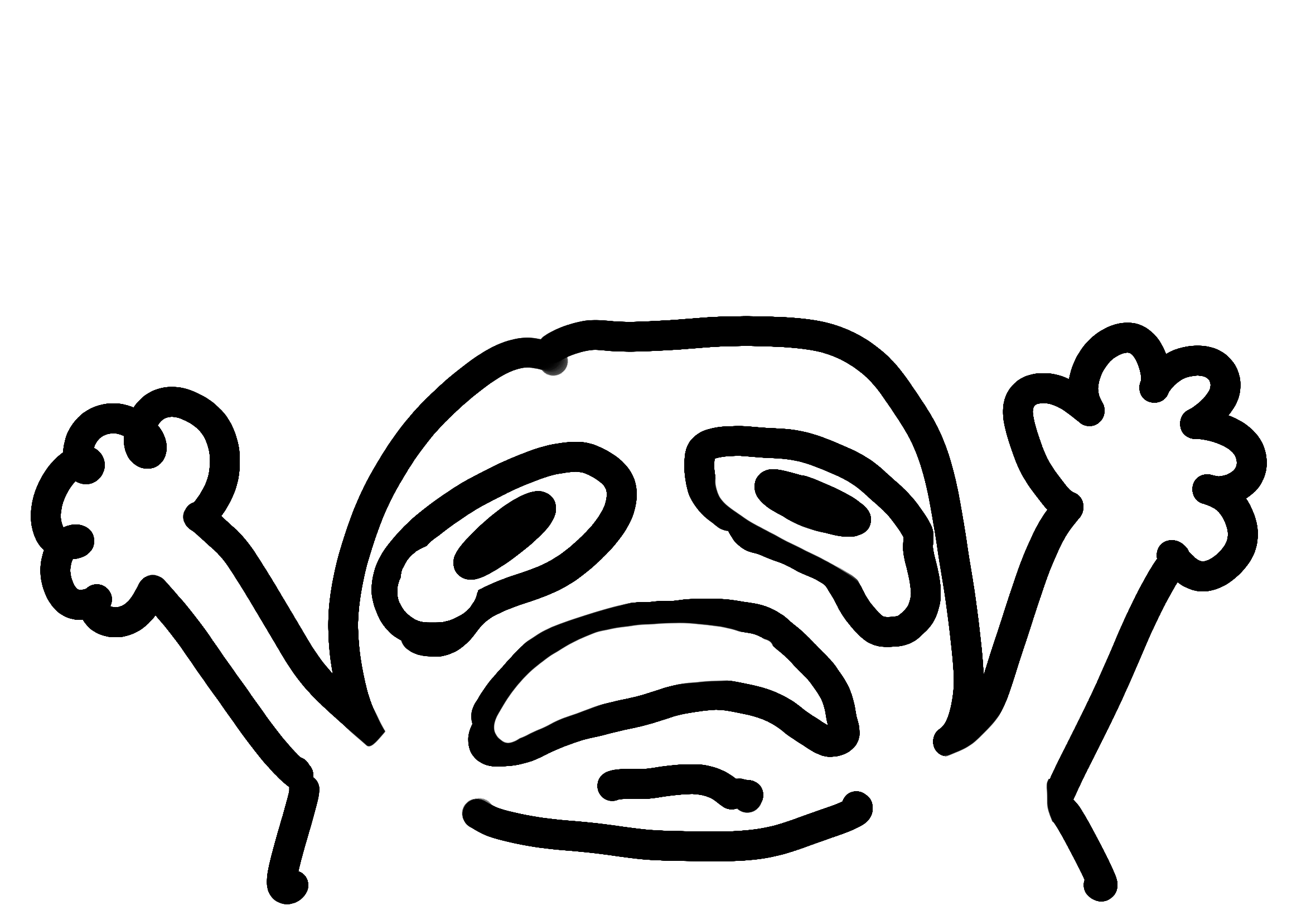Digital illustrations of my  my little blobby baby named bobo